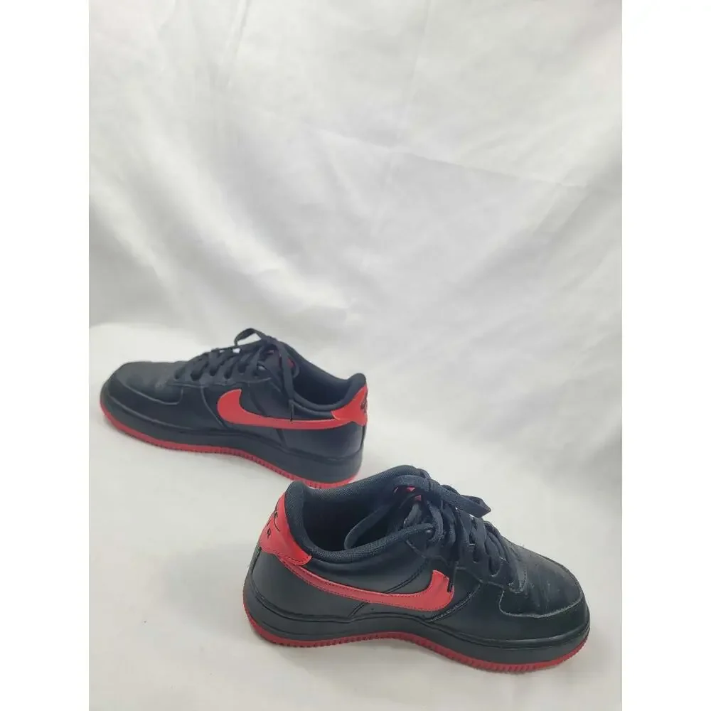 Nike Air Force 1 Low GS Bred Black University Red 6.5Y Women's 8 DH9812-001